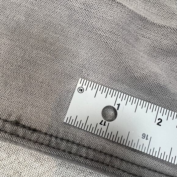 Christopher and Banks Mid Rise Straight Leg Jeans Women's 10 Gray Studded Pocket - Picture 8 of 15